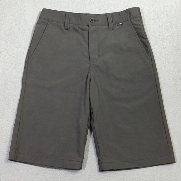 Travis Mathew Shorts Kids Boys L Gray Stretch Waist Golf Performance Casual - Picture 1 of 9